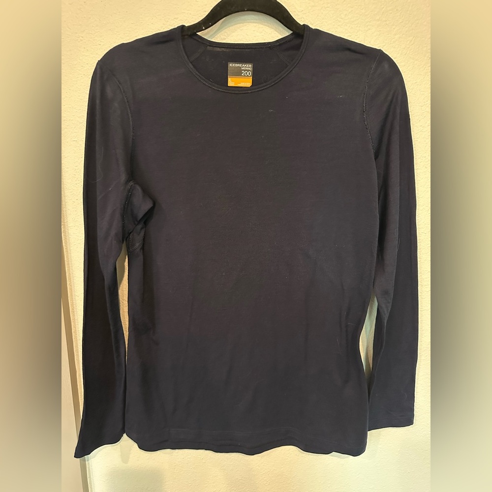 Icebreaker Merino Wool Baselayer, women size large